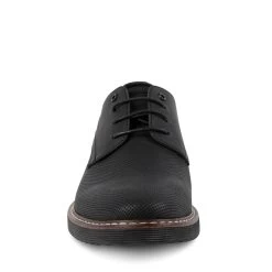 NURLANN BLACK NUBUCK -Stevemadden STEVEMADDEN SHOES NURLANN BLACK FRONT