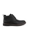 NUWANN BLACK NUBUCK -Stevemadden STEVEMADDEN SHOES NUWANN BLACK SIDE