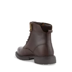 QUARTZ BROWN LEATHER 12 QUARTZ BROWN LEATHER -Stevemadden STEVEMADDEN SHOES QUARTZ BROWNLEATHER BACKANGLE