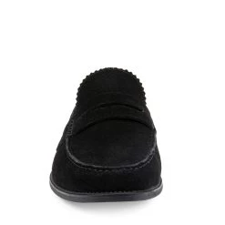 RAMSEE BLACK SUEDE 9 RAMSEE BLACK SUEDE -Stevemadden STEVEMADDEN SHOES RAMSEE BLACK FRONT