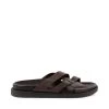 RENE BROWN LEATHER -Stevemadden STEVEMADDEN SHOES RENE BROWN SIDE