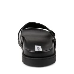 RICARDO BLACK LEATHER 11 RICARDO BLACK LEATHER -Stevemadden STEVEMADDEN SHOES RICARDO BLACK BACK