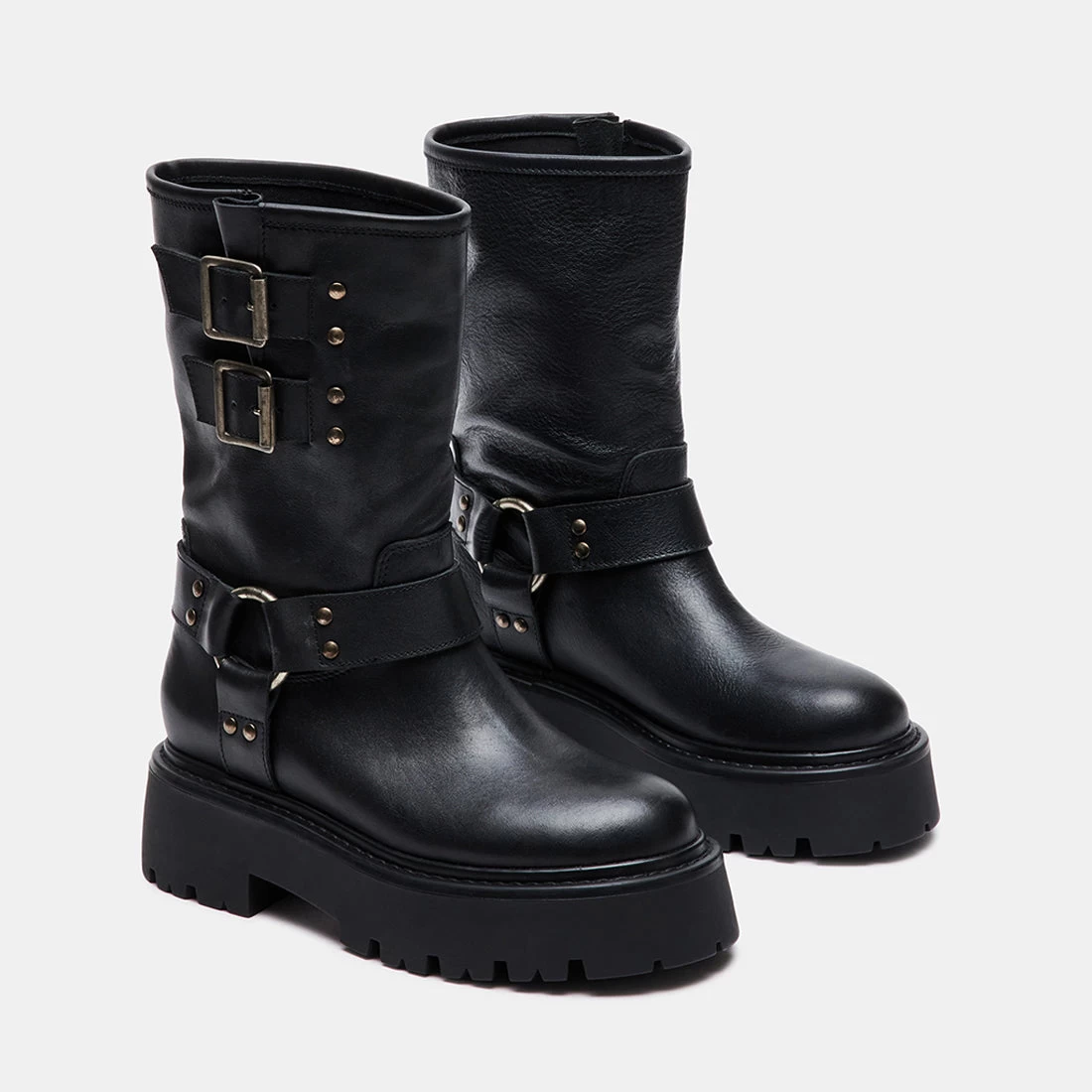 REIKA BLACK LEATHER 4 REIKA BLACK LEATHER - Image 2