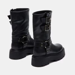 REIKA BLACK LEATHER 11 REIKA BLACK LEATHER -Stevemadden STEVEMADDEN SHOES RIEKA BLACK LEATHER 03 1