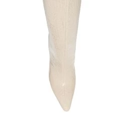 SHAYNA NATURAL EXOTIC -Stevemadden STEVEMADDEN SHOES SHAYNA BONE CROCO TOP