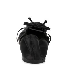 SHEER BLACK FABRIC -Stevemadden STEVEMADDEN SHOES SHEER BLACK BACL