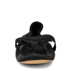 SHEER BLACK FABRIC -Stevemadden STEVEMADDEN SHOES SHEER BLACK FRONT