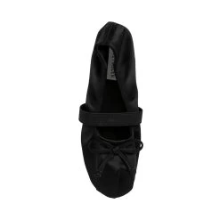 SHEER BLACK FABRIC -Stevemadden STEVEMADDEN SHOES SHEER BLACK TOP
