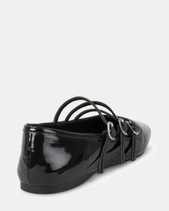 STOIC BLACK PATENT 11 STOIC BLACK PATENT -Stevemadden STEVEMADDEN SHOES STOIC BLACK BACKSIDE