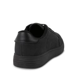 TABBON BLACK NUBUCK 10 TABBON BLACK NUBUCK -Stevemadden STEVEMADDEN SHOES TABBON BLACK FRONT BACKSIDE