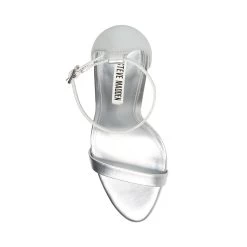 TECY SILVER -Stevemadden STEVEMADDEN SHOES TECY SILVER LEATHER TOP