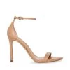 TECY NATURAL LEATHER 2 TECY NATURAL LEATHER -Stevemadden STEVEMADDEN SHOES TECY TAN LEATHER SIDE