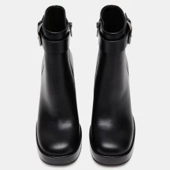 ZIVA BLACK LEATHER -Stevemadden STEVEMADDEN SHOES ZIVA BLACK LEATHER 04