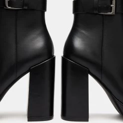 ZIVA BLACK LEATHER -Stevemadden STEVEMADDEN SHOES ZIVA BLACK LEATHER 05