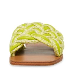 ZORYA GREEN -Stevemadden STEVEMADDEN SHOES ZORYA LIME FRONT