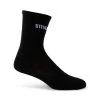 4PK WOMEN'S BLACK LOGO CREW SOCKS -Stevemadden STEVEMADDEN SOCK SMSKL0506 BLACK SIDEFOOT