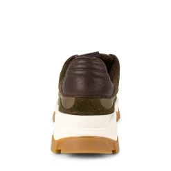 TRACK GREEN LEATHER 10 TRACK GREEN LEATHER -Stevemadden STEVEMADDEN TRACK KHAKI BACK