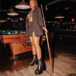 COBRA BLACK LEATHER -Stevemadden sm 48 grande 91c9752b 9623 40b6 a96a 2f64ece1b25d